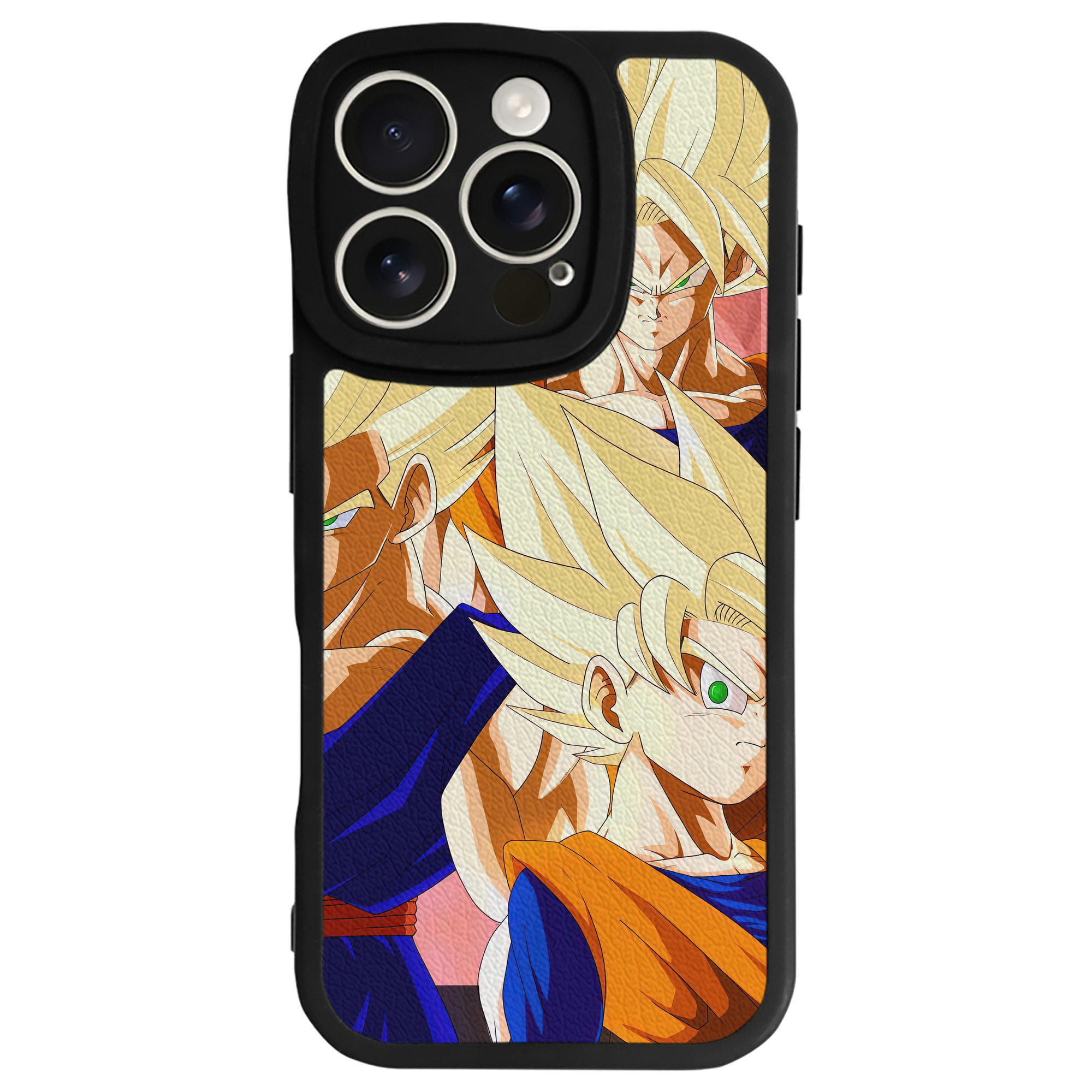 （画像用） ドラゴンボール DRAGON BALL 【iPhone 16シリーズ対応】シリコンスマホケース（レザー調） 材質：シリコン
